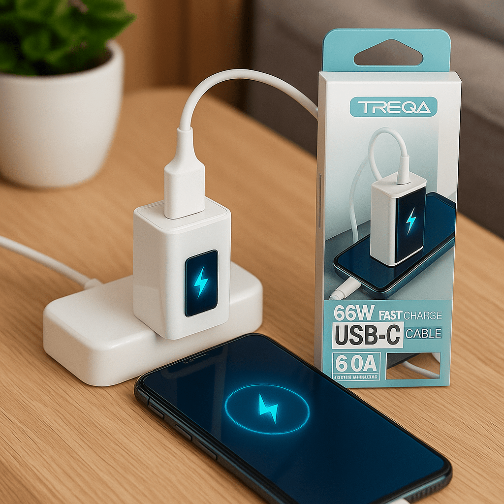 TREQA 66W USB‑C na USB‑C kabel