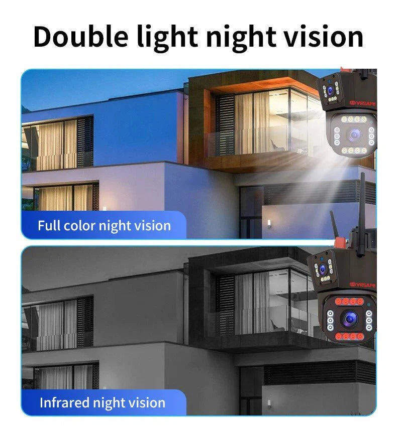 Trostruka CCTV PTZ IP Kamera 12MP