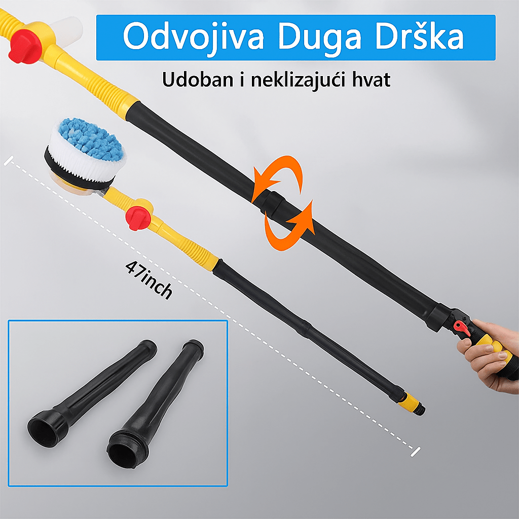 Turbo 2u1 Četka i Pištolj za Pranje Auta