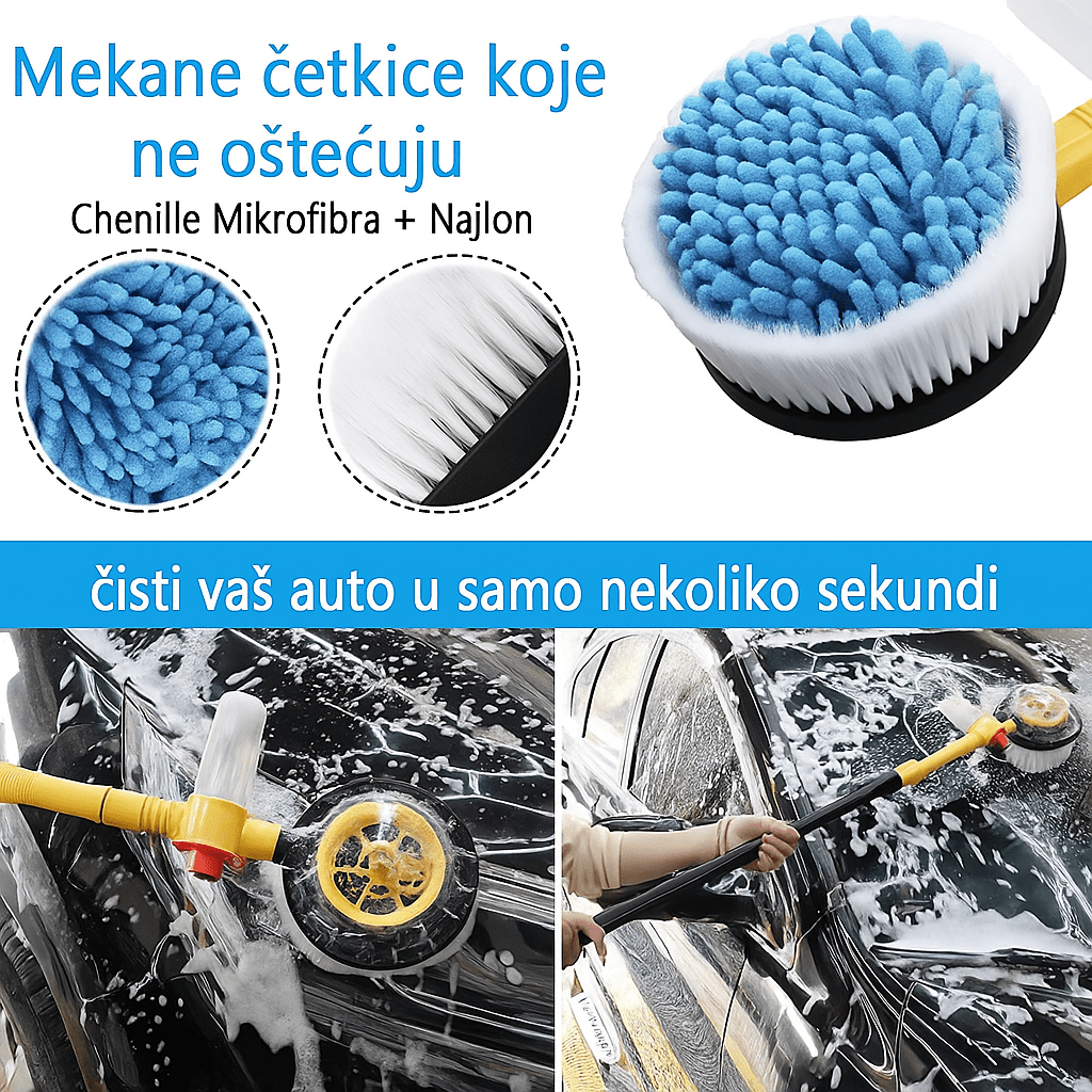 Turbo 2u1 Četka i Pištolj za Pranje Auta