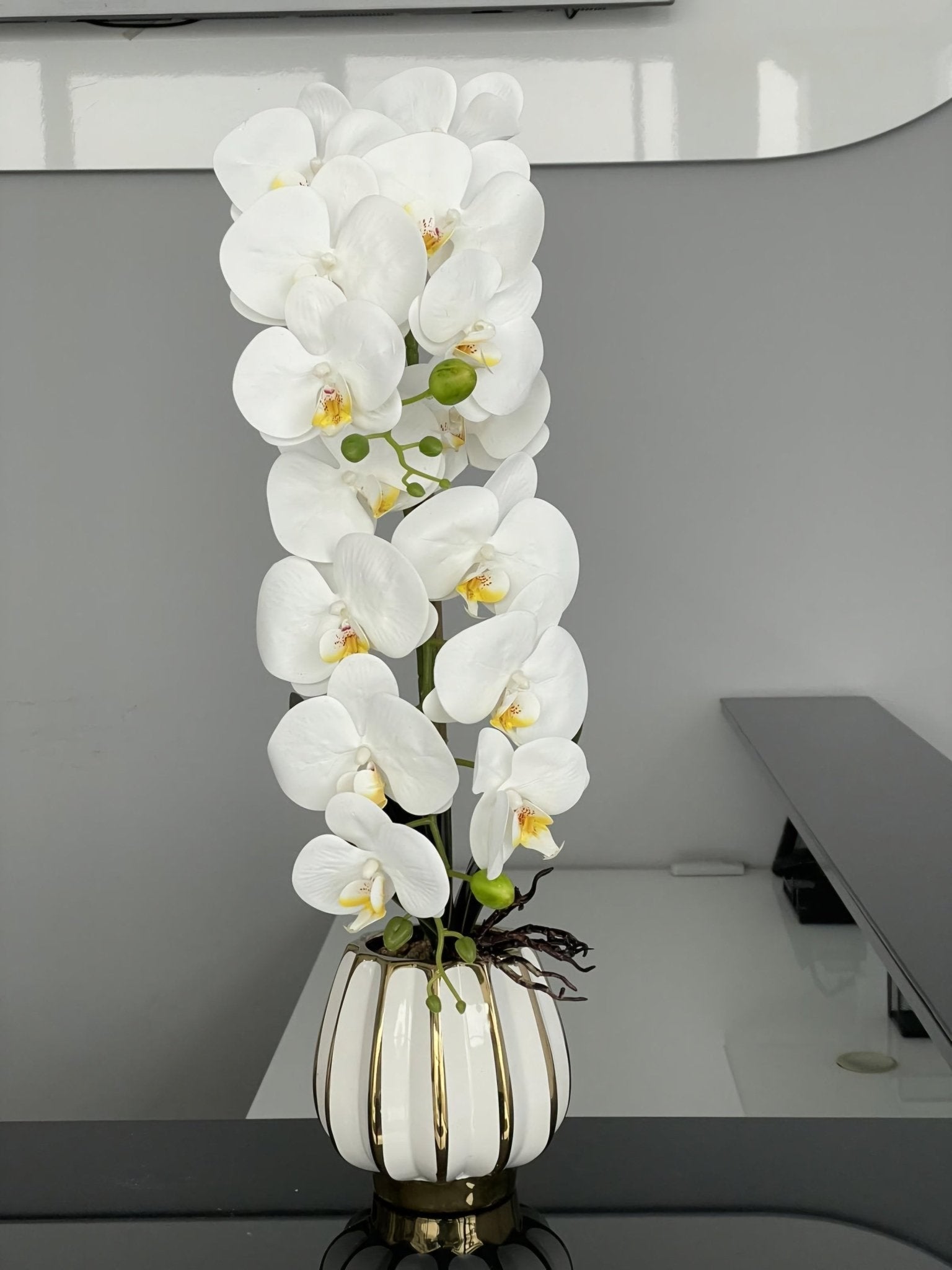 Umjetna Bijela Orhideja (70 cm)