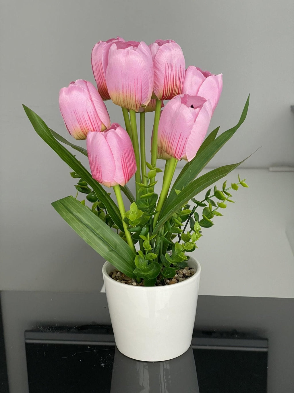 Umjetni Ružičasti Tulipani (34 cm)