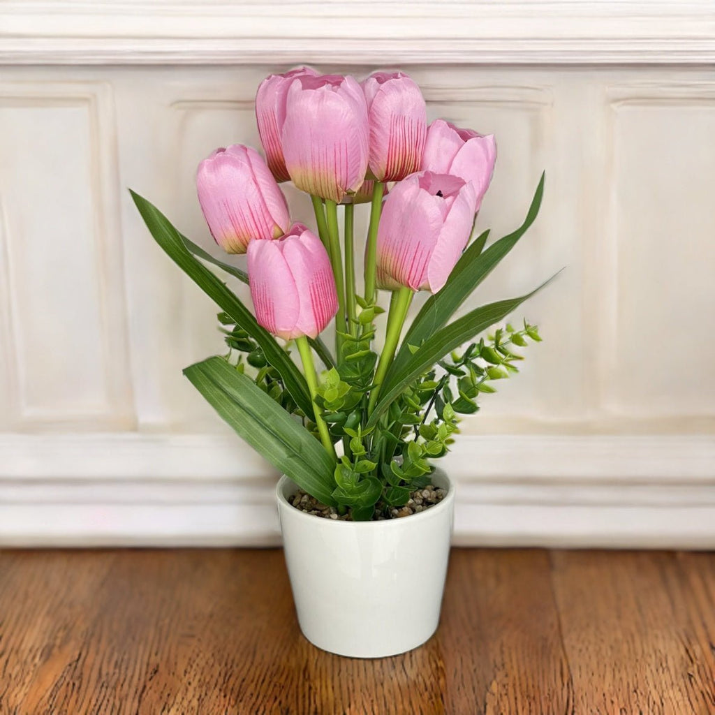 Umjetni Ružičasti Tulipani (34 cm)