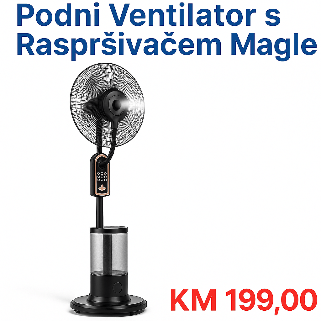 Ventilator s Raspršivačem Magle
