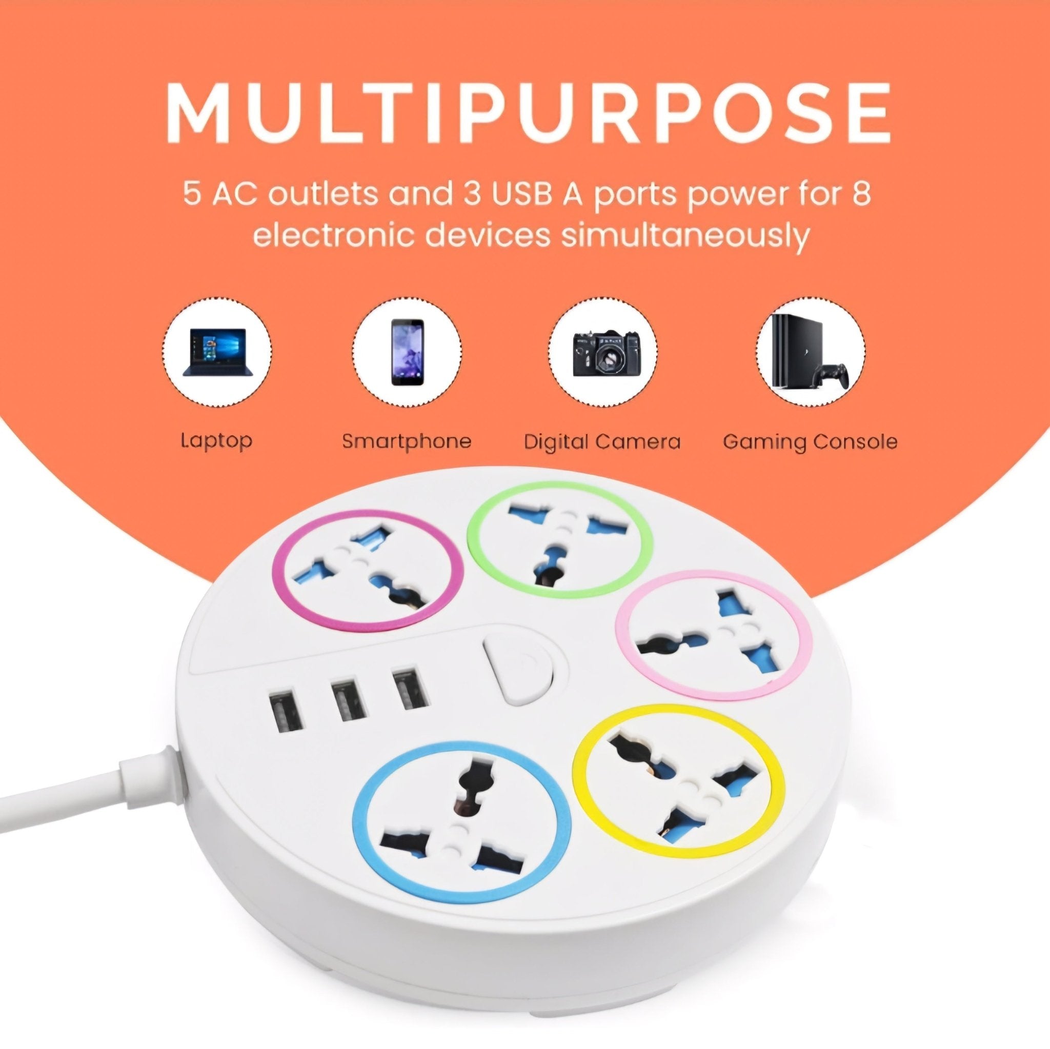 Višenamjenski produžni kabel sa USB priključcima