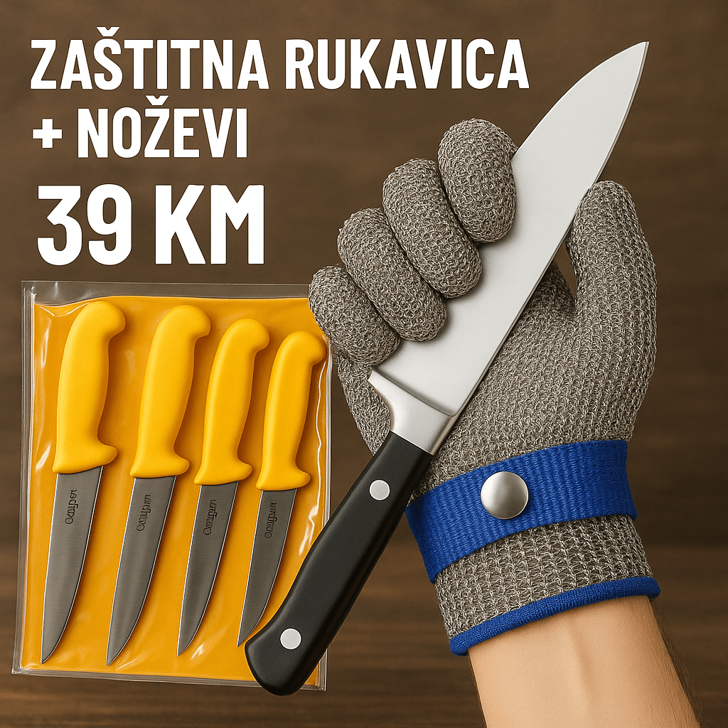 Zaštitna Rukavica + Noževi